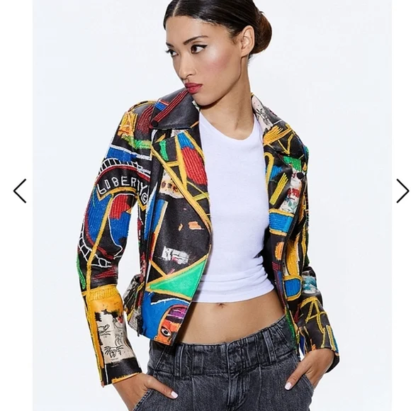 美品 Alice＋Olivia レザージャケット Ｓ Alice + Olivia NEW HARVEY LEATHER JACKET | REVERSIBLE